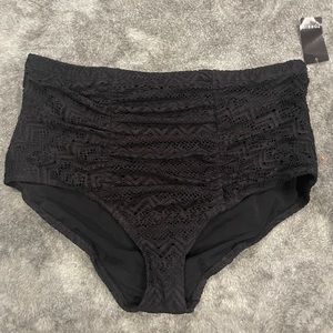 NWT Black Lace Torrid Size 2 Bikini Bottoms